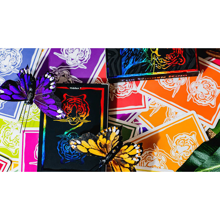 The Hidden King Rainbow Luxury Edition Playing Cards by BOMBMAGIC