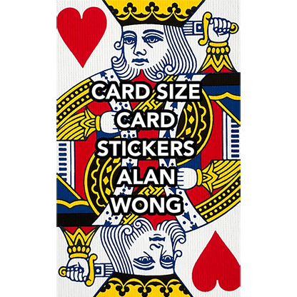 POKER Size Card Stickers by Alan Wong - Trick
