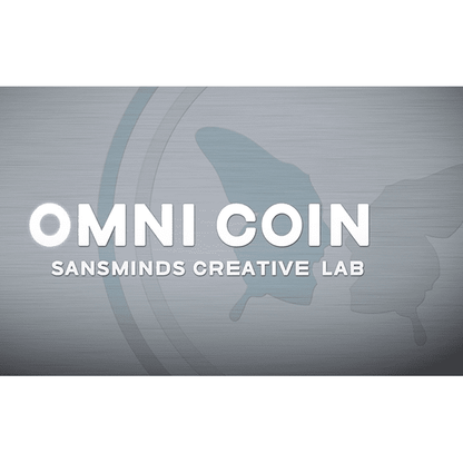 Omni Coin US version (DVD and  2 Gimmicks) by SansMinds Creative Lab - Trick