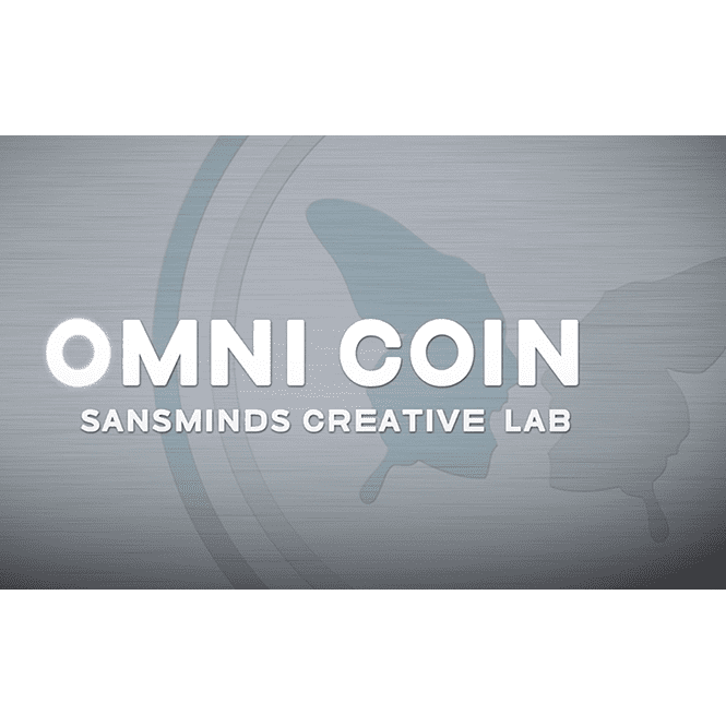 Omni Coin US version (DVD and  2 Gimmicks) by SansMinds Creative Lab - Trick