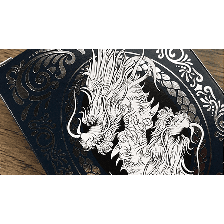 Bicycle Dragon Playing Cards (Blue) by USPCC