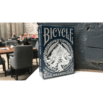 Bicycle Dragon Playing Cards (Blue) by USPCC