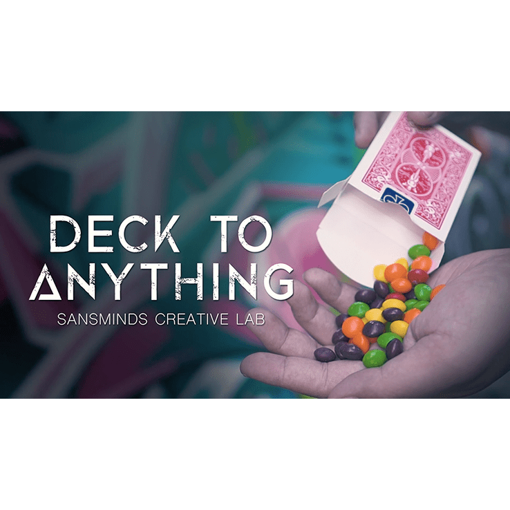 Deck To Anything (DVD and Gimmick) by SansMinds Creative Lab - DVD