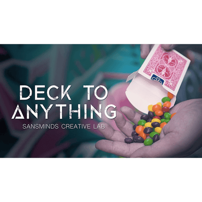 Deck To Anything (DVD and Gimmick) by SansMinds Creative Lab - DVD