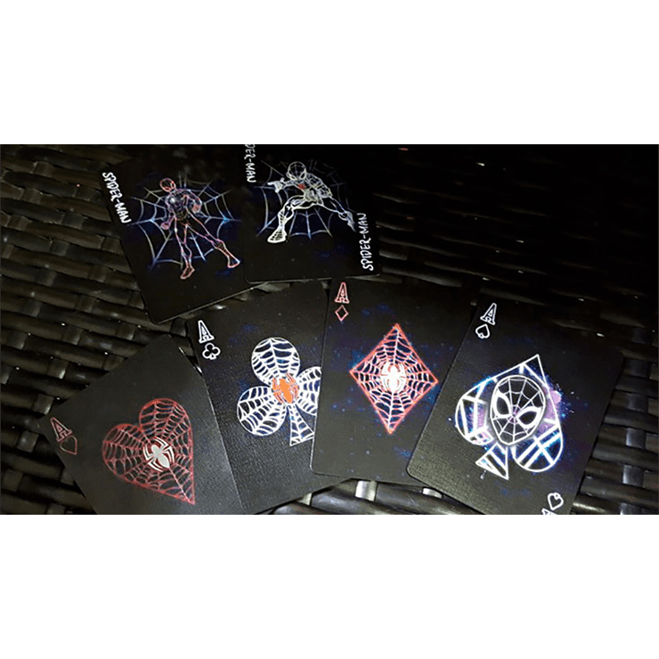 Avengers Spider-Man Neon Playing Cards