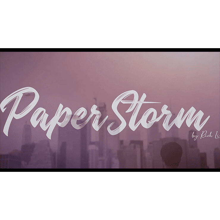 Paperstorm Red (DVD and Gimmicks) by Rich Li - DVD