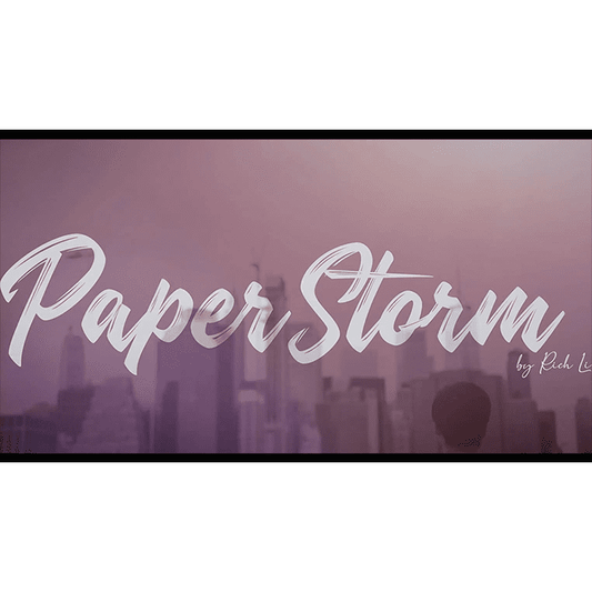 Paperstorm Blue (DVD and Gimmicks) by Rich Li - DVD