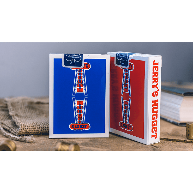 Modern Feel Jerry's Nuggets Gaff (Blue and Red) Playing Cards