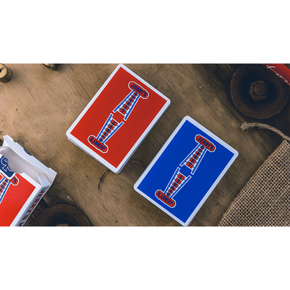 Modern Feel Jerry's Nuggets Gaff (Blue and Red) Playing Cards