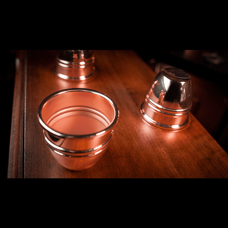 LEGEND Cups and Balls (Copper/Polished) by Murphy's Magic  - Trick