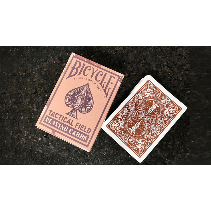 Bicycle Tactical Field Green Camo/Brown Camo (6 Decks) by US Playing Card Co