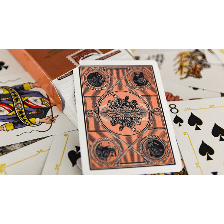 Circus No. 47 (Peach Gilded) Playing Cards