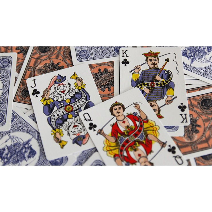 Circus No. 47 (Peach Gilded) Playing Cards