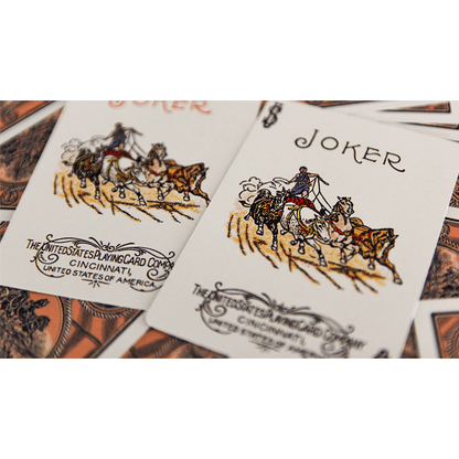 Circus No. 47 (Peach Gilded) Playing Cards