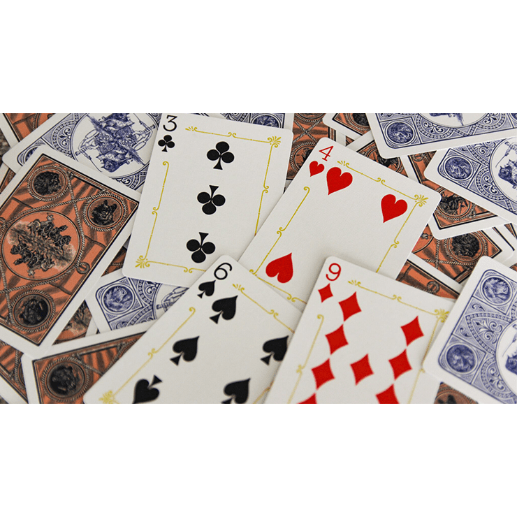 Circus No. 47 (Peach Gilded) Playing Cards