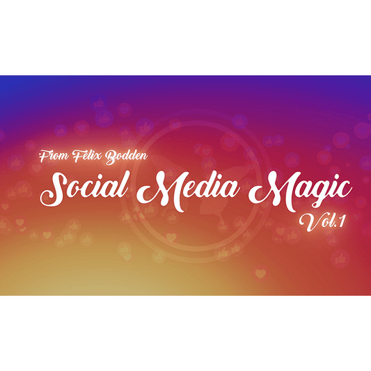 Social Media Magic Volume 1 (DVD and Gimmicks) by Felix Bodden - DVD