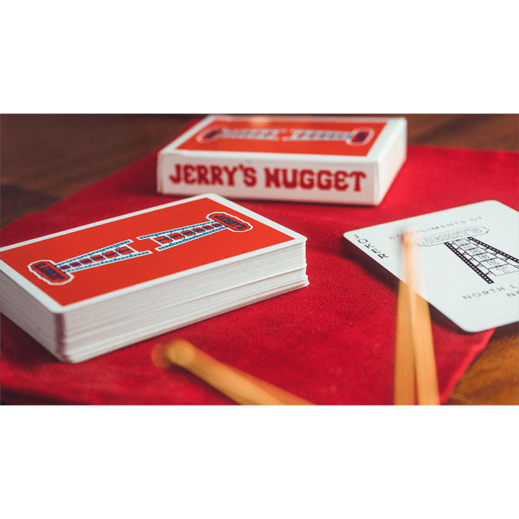 Modern Feel Jerry's Nuggets (Red Stripper) Playing Cards