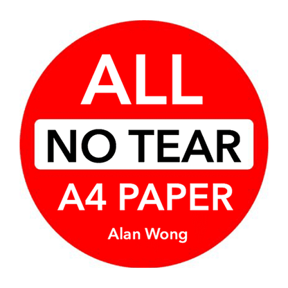 No Tear Pad (Extra Large, 8.5 X 11.5 ") ALL No Tear by Alan Wong - Trick