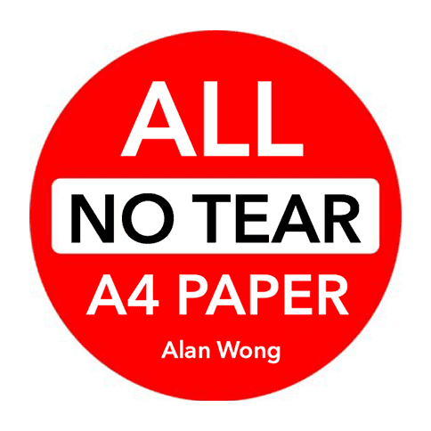 No Tear Pad (Extra Large, 8.5 X 11.5 ") ALL No Tear by Alan Wong - Trick