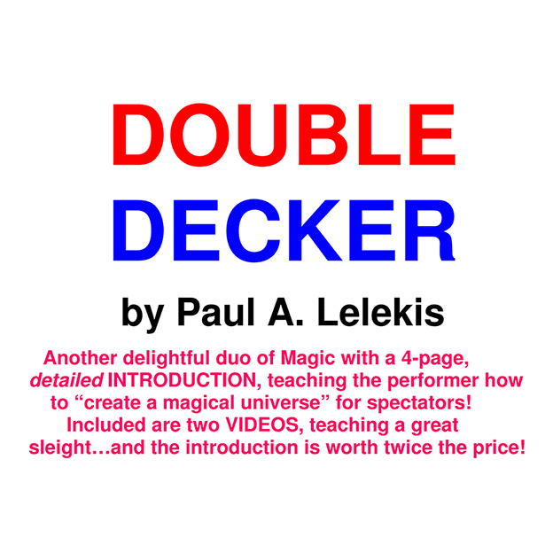 DOUBLE DECKER by Paul A. Lelekis Mixed Media DOWNLOAD