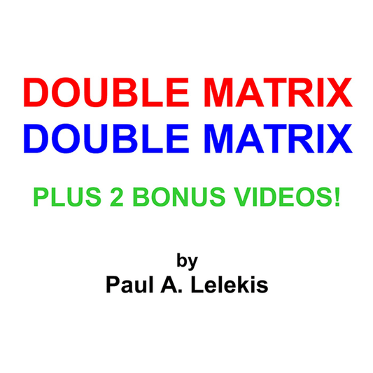 DOUBLE MATRIX by Paul A. Lelekis Mixed Media DOWNLOAD