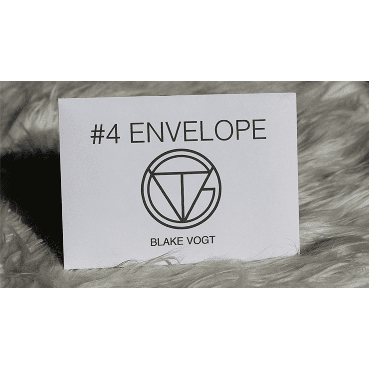 Number 4 Envelope (Gimmicks and Online Instructions) by Blake Vogt - Trick