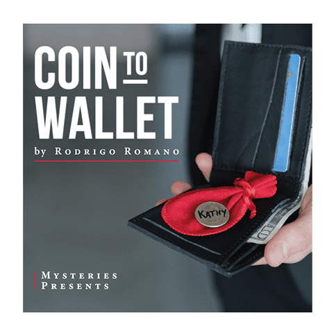 Coin to Wallet (Gimmicks and Online Instructions) by Rodrigo Romano and Mysteries - Trick