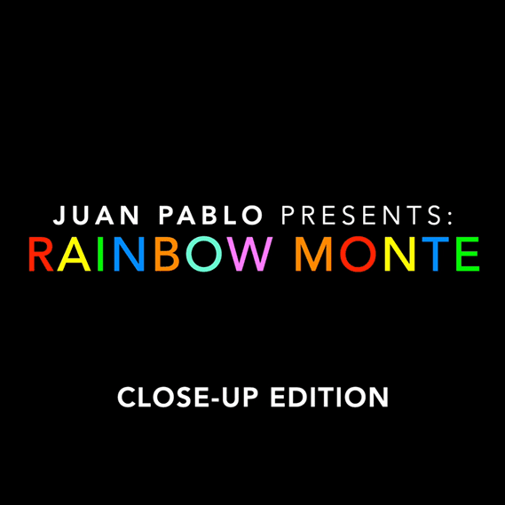 Rainbow Monte (Close up) by Juan Pablo - Trick