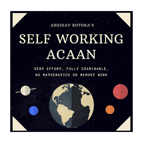 Self-Working ACAAN by Abhinav Bothra Mixed Media DOWNLOAD
