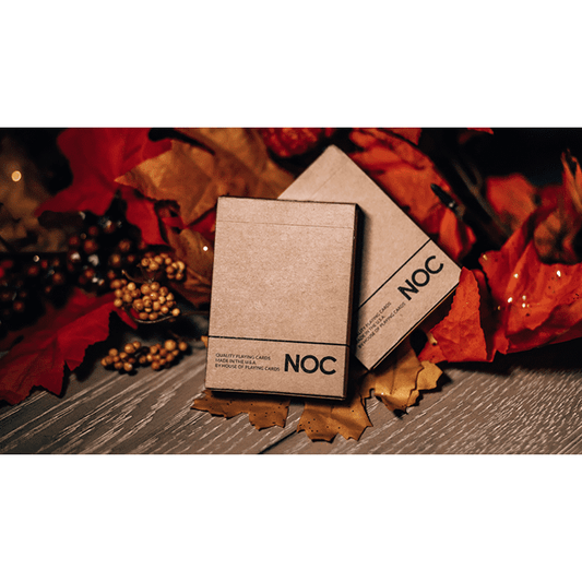 NOC on Wood (Brown) Playing Cards