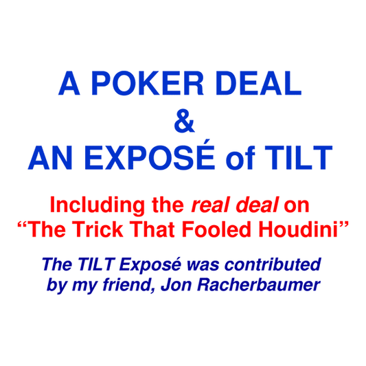 A Poker Deal & An Exposé of TILT by Paul A. Lelekis eBook DOWNLOAD