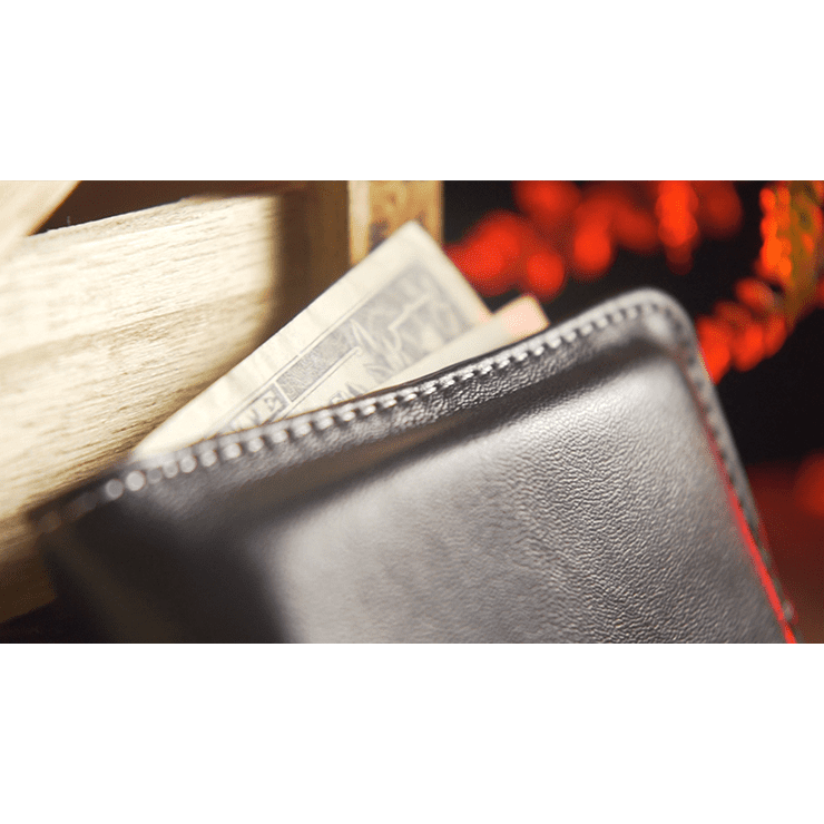 Easy Money Black Wallet (Gimmick and Online Instructions) by Spencer Kennard - Trick