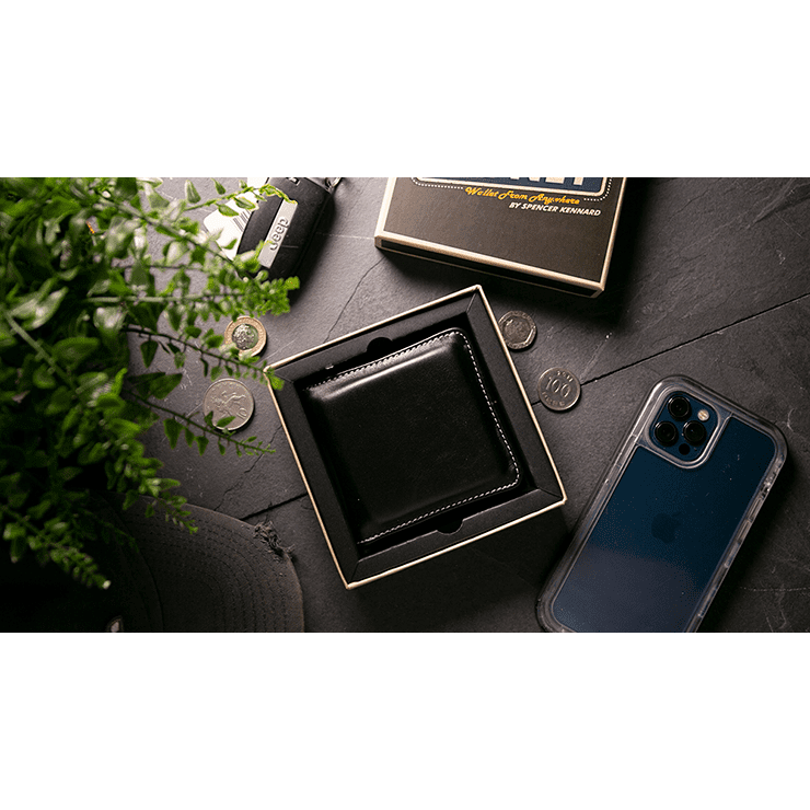 Easy Money Black Wallet (Gimmick and Online Instructions) by Spencer Kennard - Trick