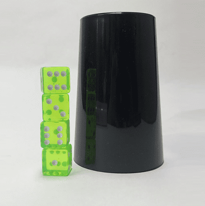 Dice Stacking Cup Pro (Gimmicks and Online Instructions) by Bazar de Magia - Trick