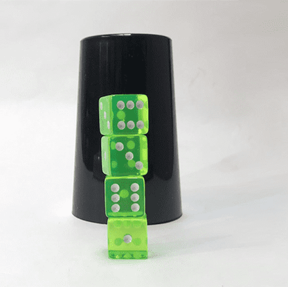 Dice Stacking Cup Pro (Gimmicks and Online Instructions) by Bazar de Magia - Trick