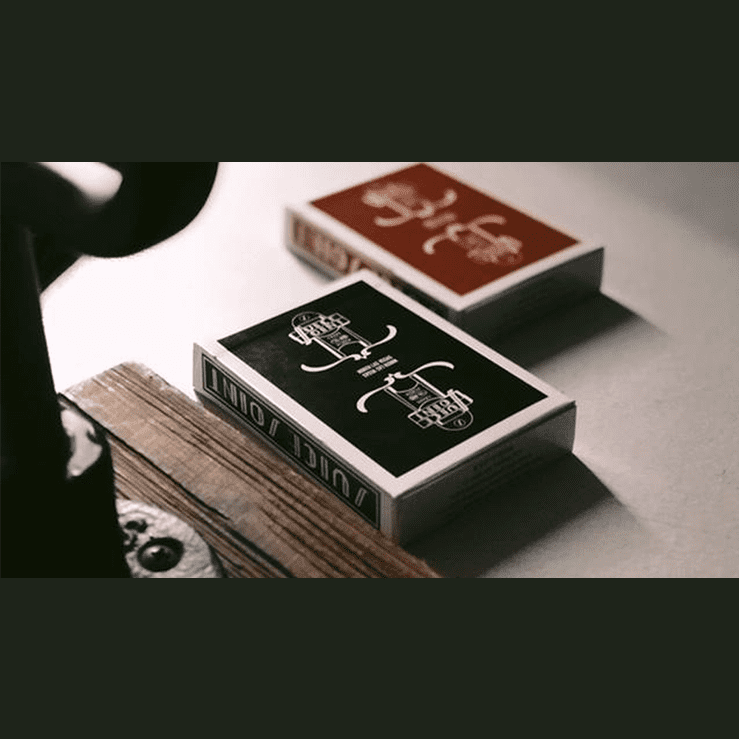 Juice Joint (Black) Playing Cards by Michael McClure