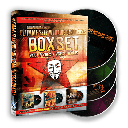 Ultimate Self Working Card Tricks Triple Volume Box Set by Big Blind Media - DVD