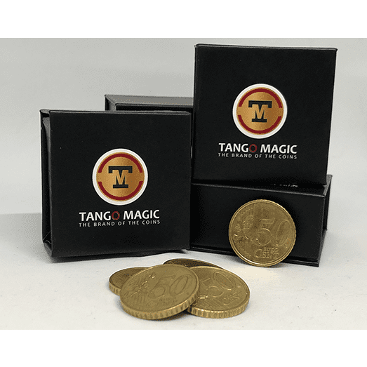 Perfect Shell Coin Set Euro 50 Cent (Shell and 4 Coins E0091) by Tango Magic - Trick