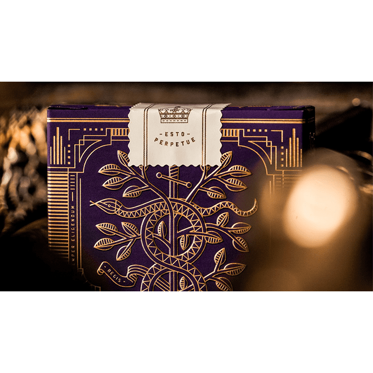 Monarch Royal Edition (Purple) Playing Cards by theory11