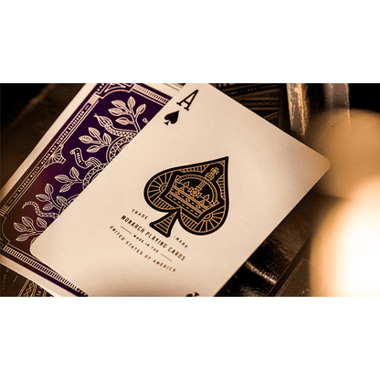 Monarch Royal Edition (Purple) Playing Cards by theory11