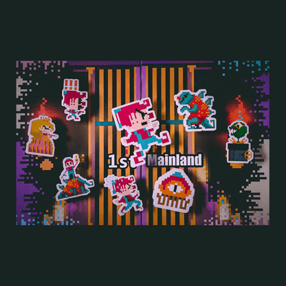 Pixel Clown Playing Cards