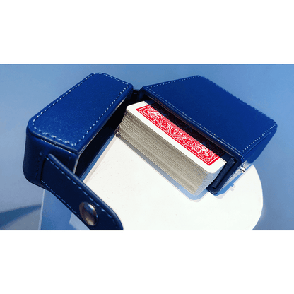 MAZE Leather Card Case (Blue) by Bond Lee - Trick