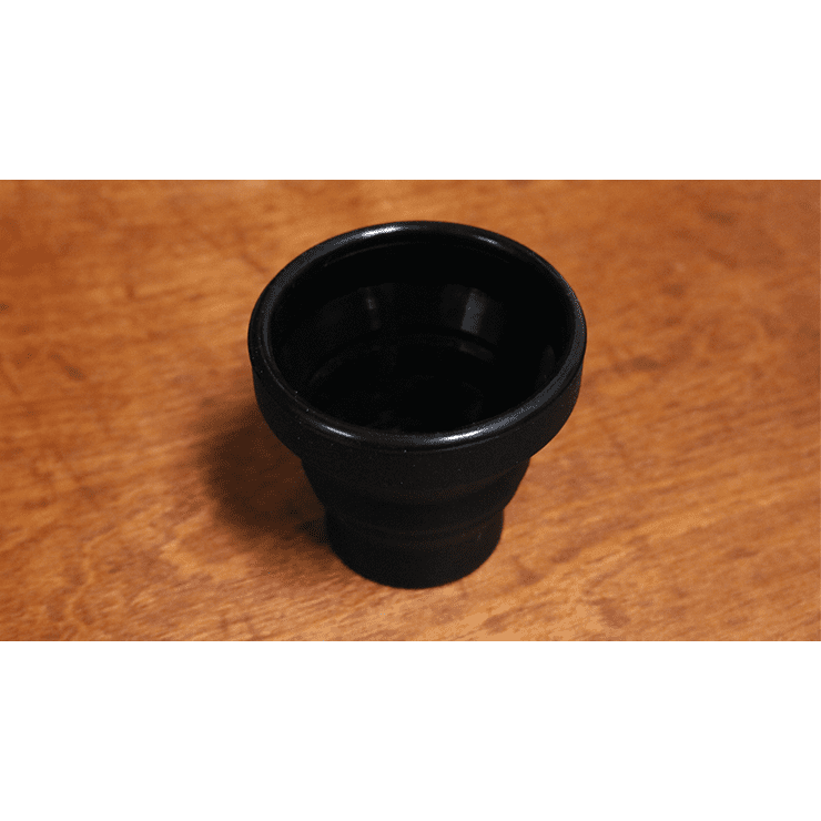 Harmonica Chop Cup Black 2 (Silicon) by Leo Smetsers - Trick