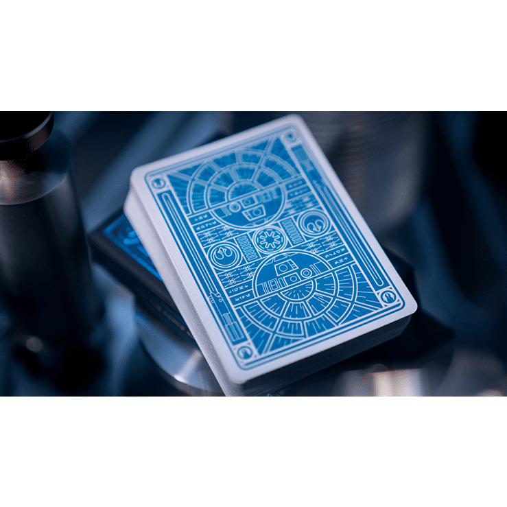 Star Wars Light Side (Blue) Playing Cards by theory11