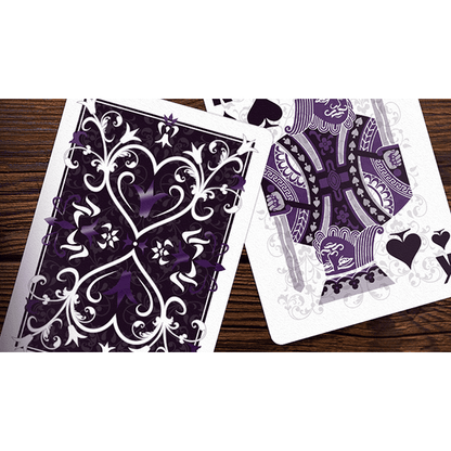 Purple Tulip Playing Cards Dutch Card House Company