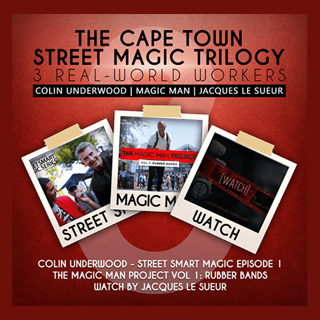 The Cape Town Street Magic Trilogy by Magic Man, Colin Underwood and Jaques Le Suer video DOWNLOAD