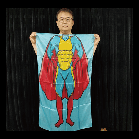 Character Silk (Super Boy) 35 X 43  by JL Magic - Trick