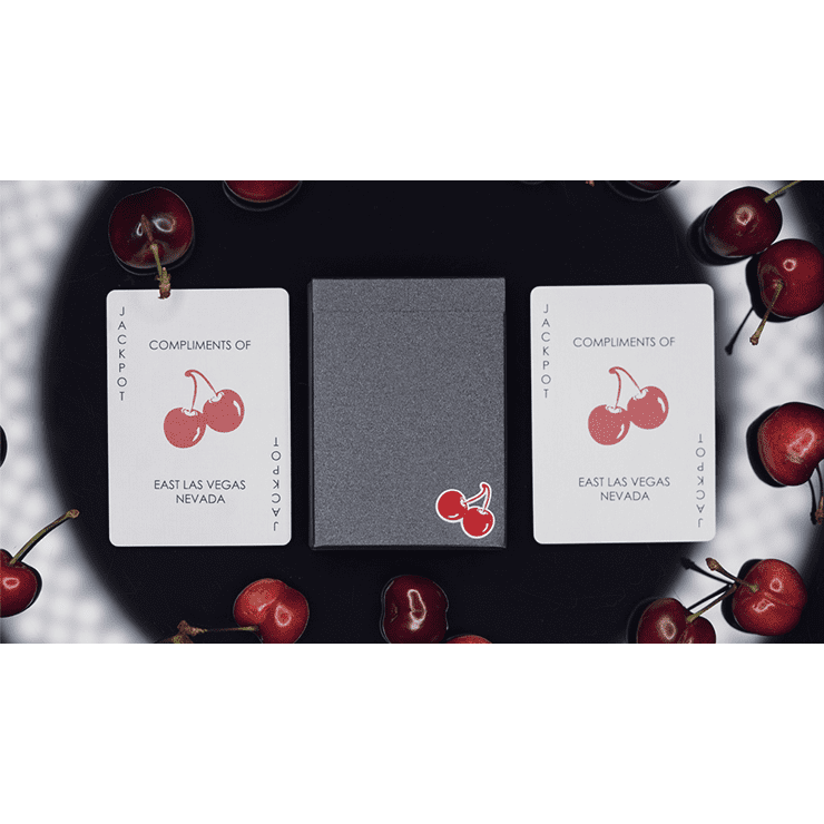 Cherry Casino House Deck Playing Cards True Black (Black Hawk)  by Pure Imagination Projects
