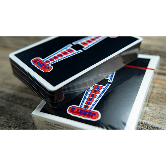 Gilded Vintage Feel Jerry's Nuggets (Black) Playing Cards