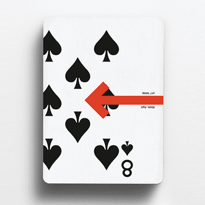 Offset Orange Playing Cards by Cardistry Touch